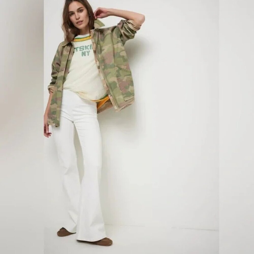 NWT Free People We The Free Women's Keira Pull On Flare Jeans